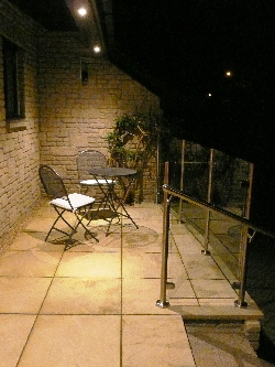 It looks stunning at night